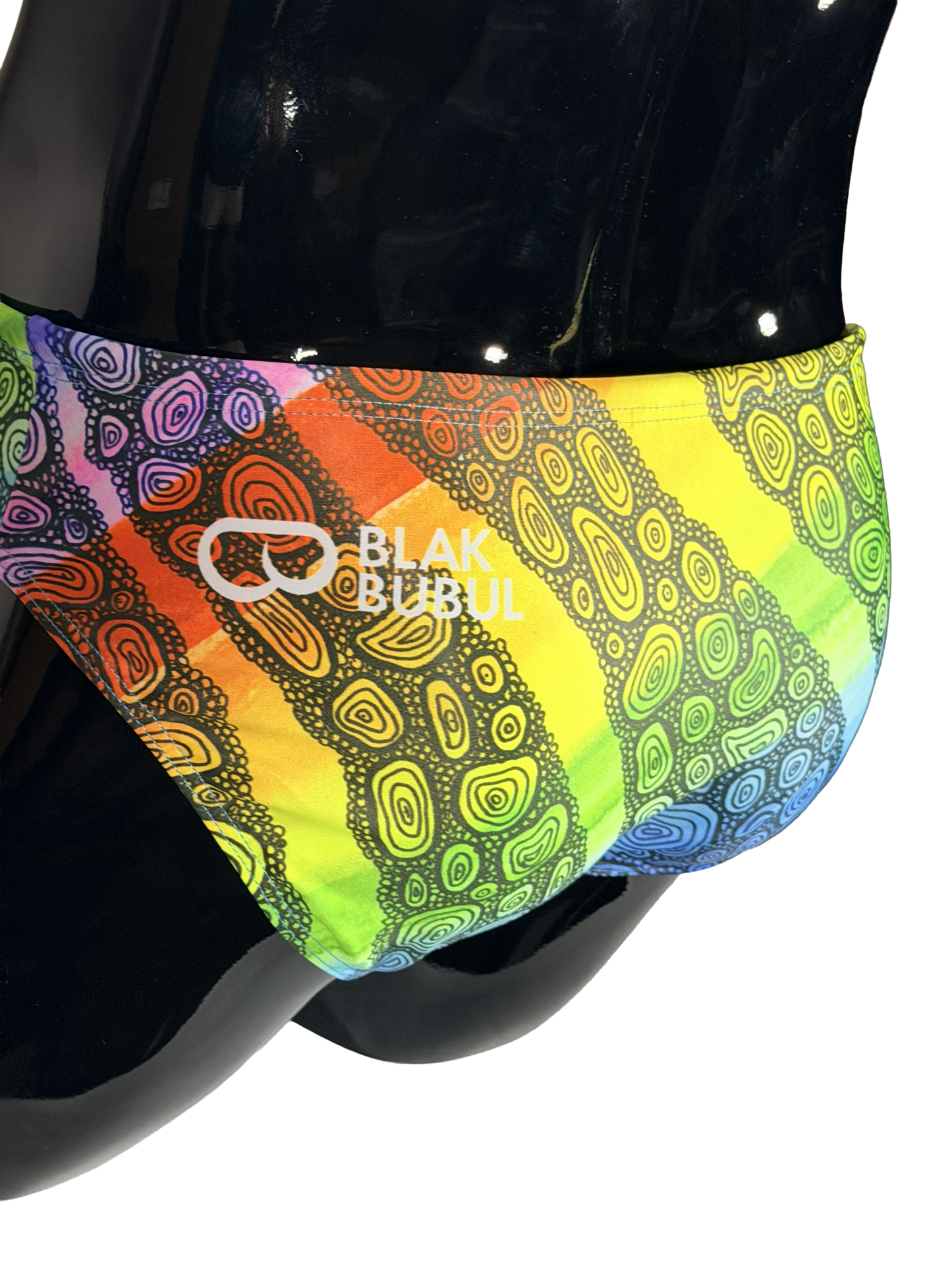 KRISBEES Swimwear - Blak Bubul Bubbles of Love - Official Collab