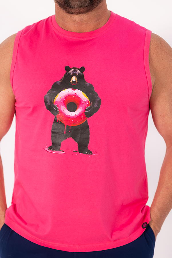 Sticky Donut Bear Hole Tank