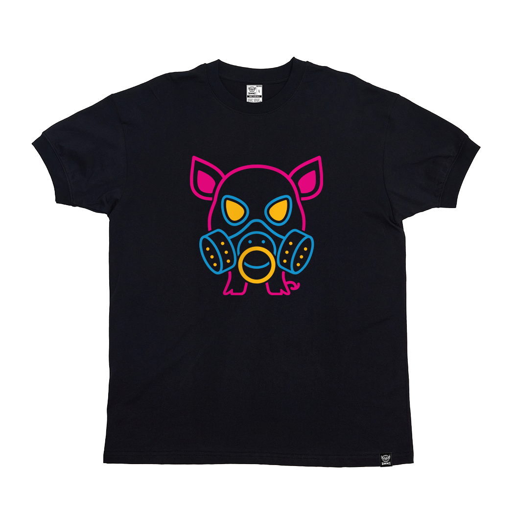 Gas Mask Pig T-Shirt