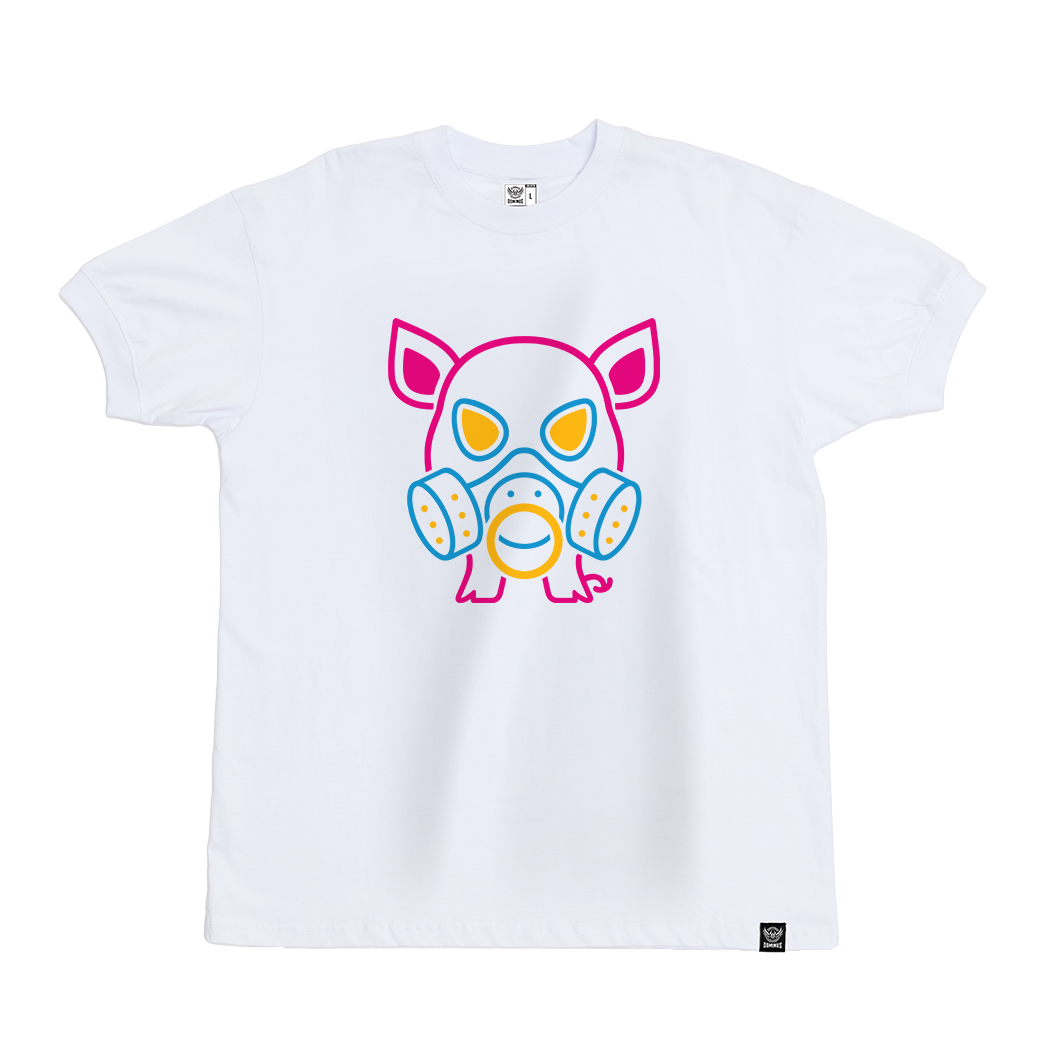 Gas Mask Pig T-Shirt