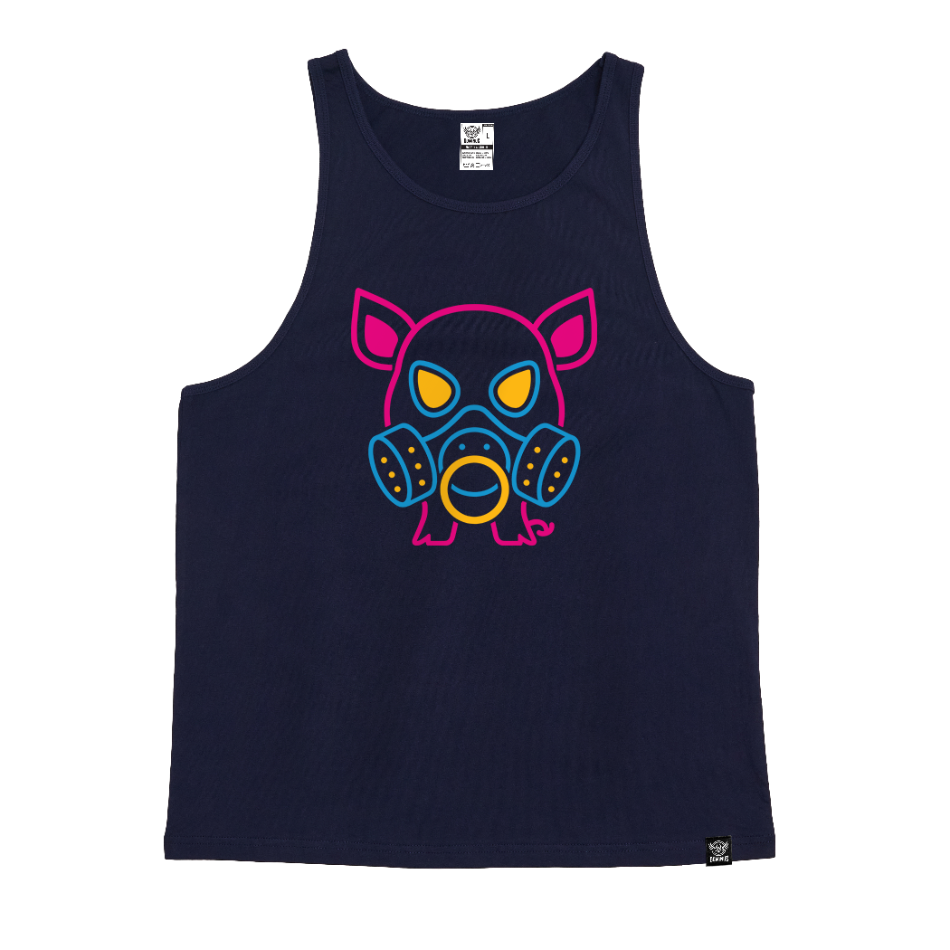 Gas Mask Pig Singlet