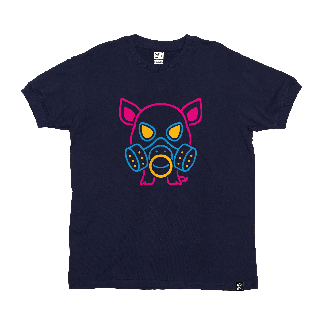 Gas Mask Pig T-Shirt
