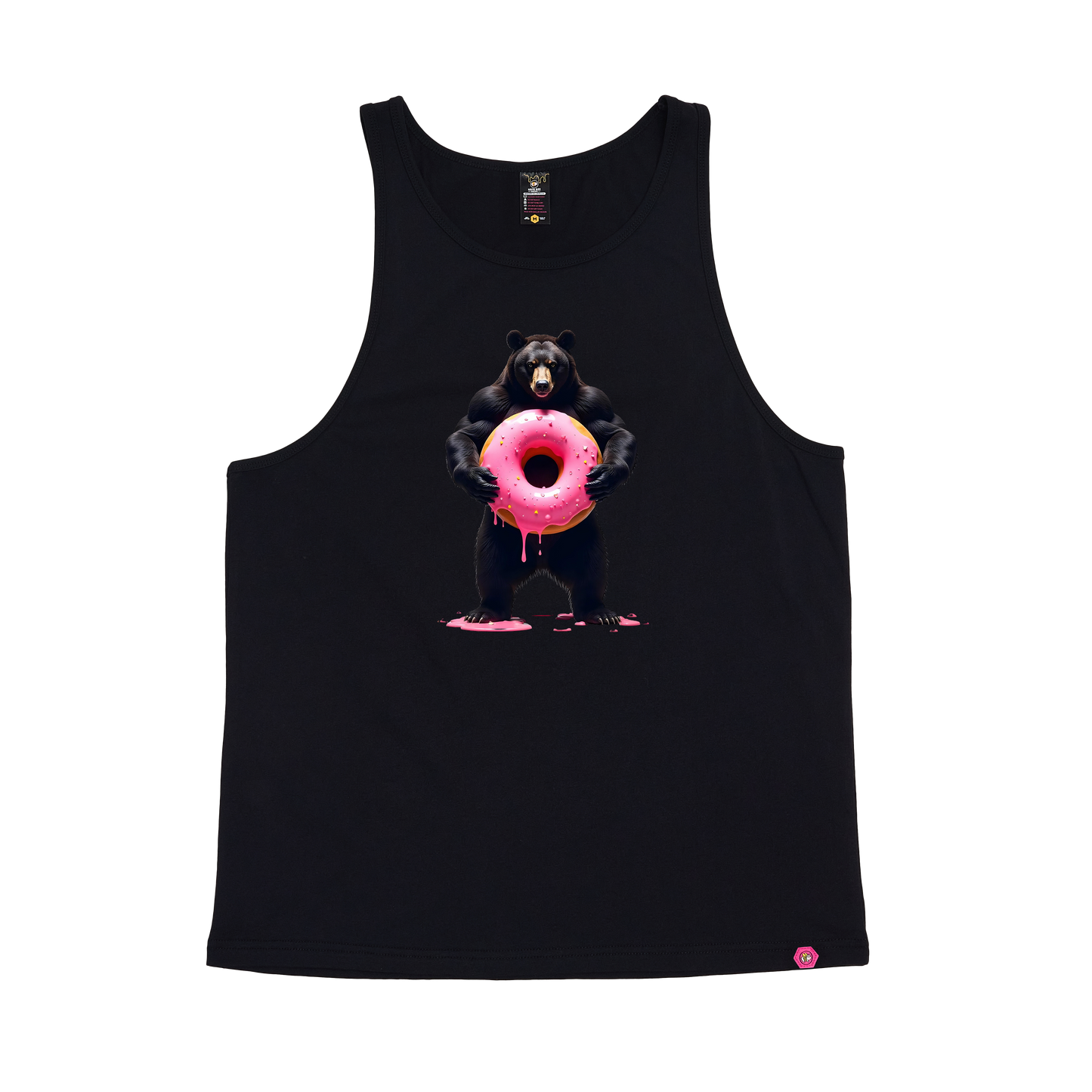 Sticky Donut Bear Hole Singlet
