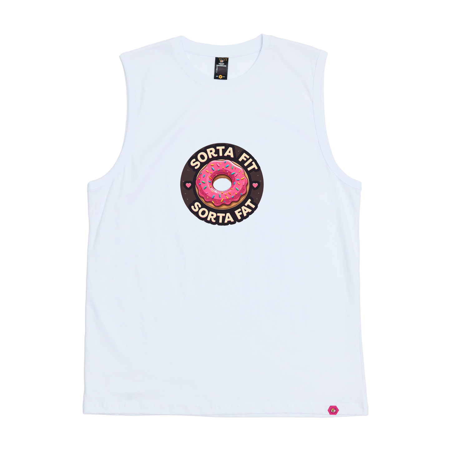 Sorta Fit Sorta Fat Donut Icon Tank