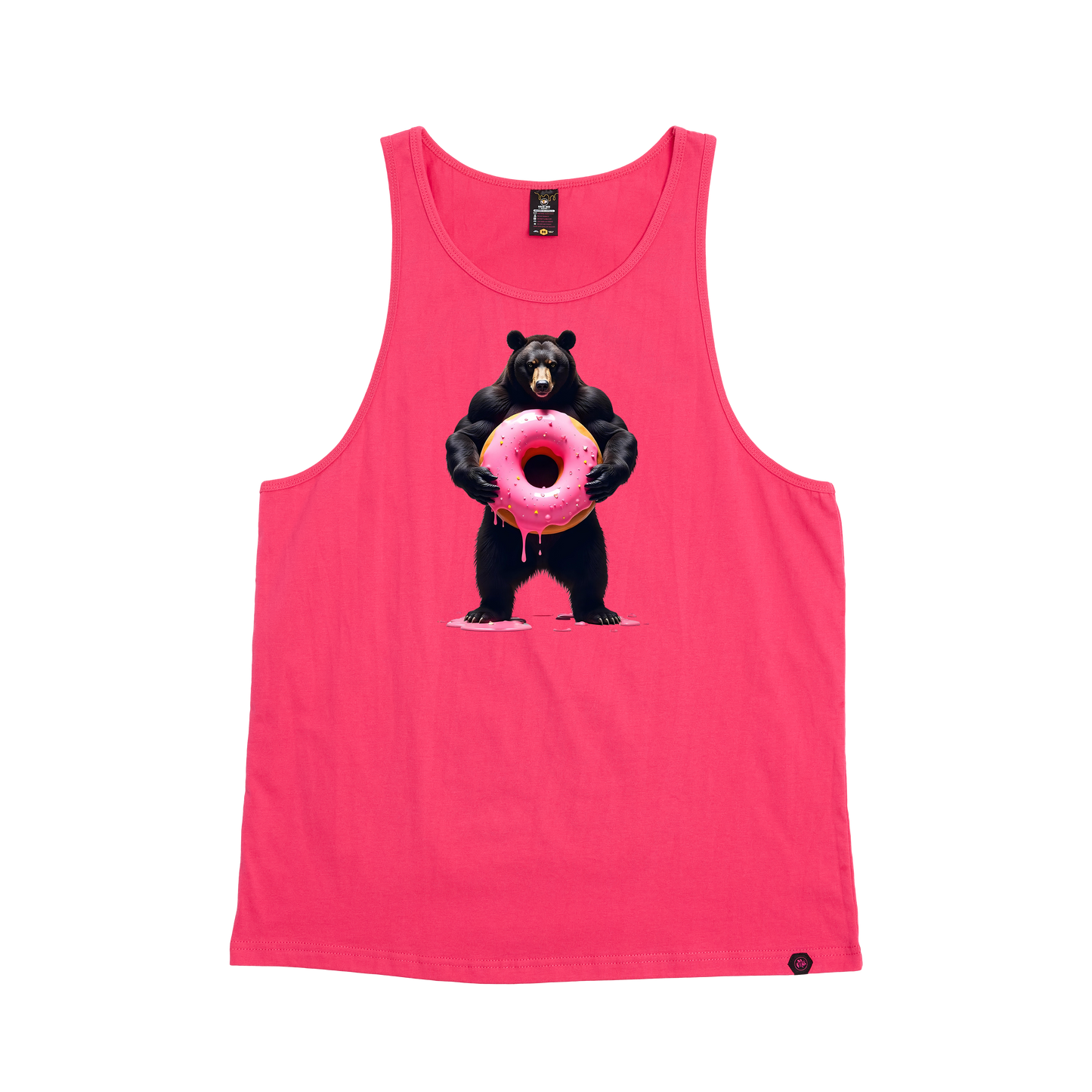 Sticky Donut Bear Hole Singlet