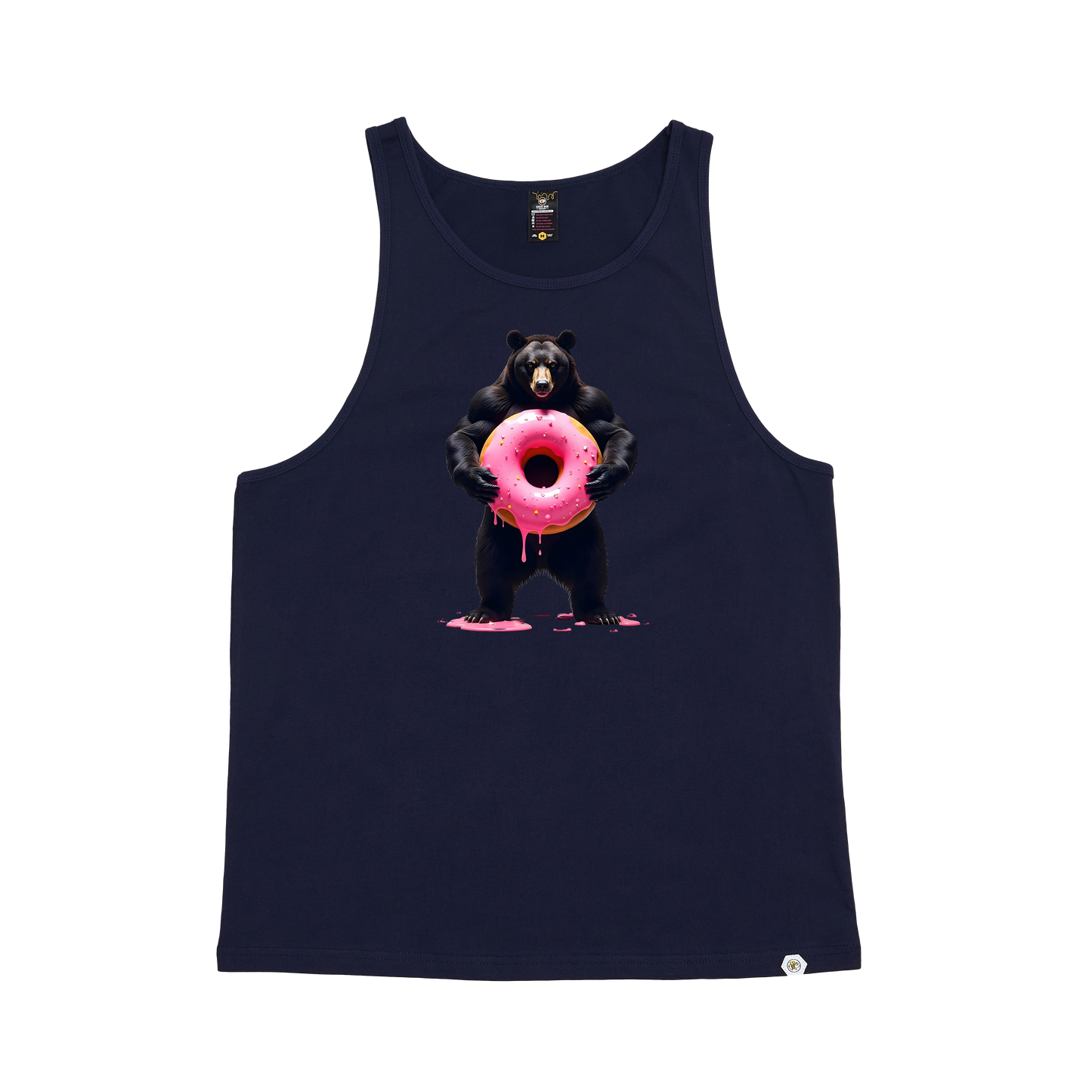 Sticky Donut Bear Hole Singlet