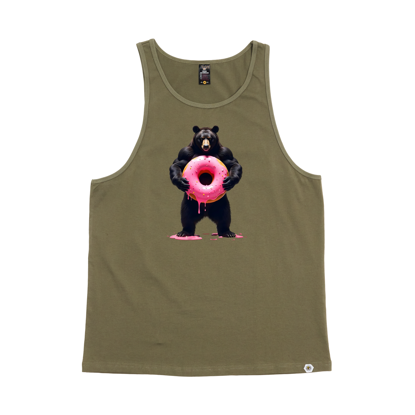 Sticky Donut Bear Hole Singlet