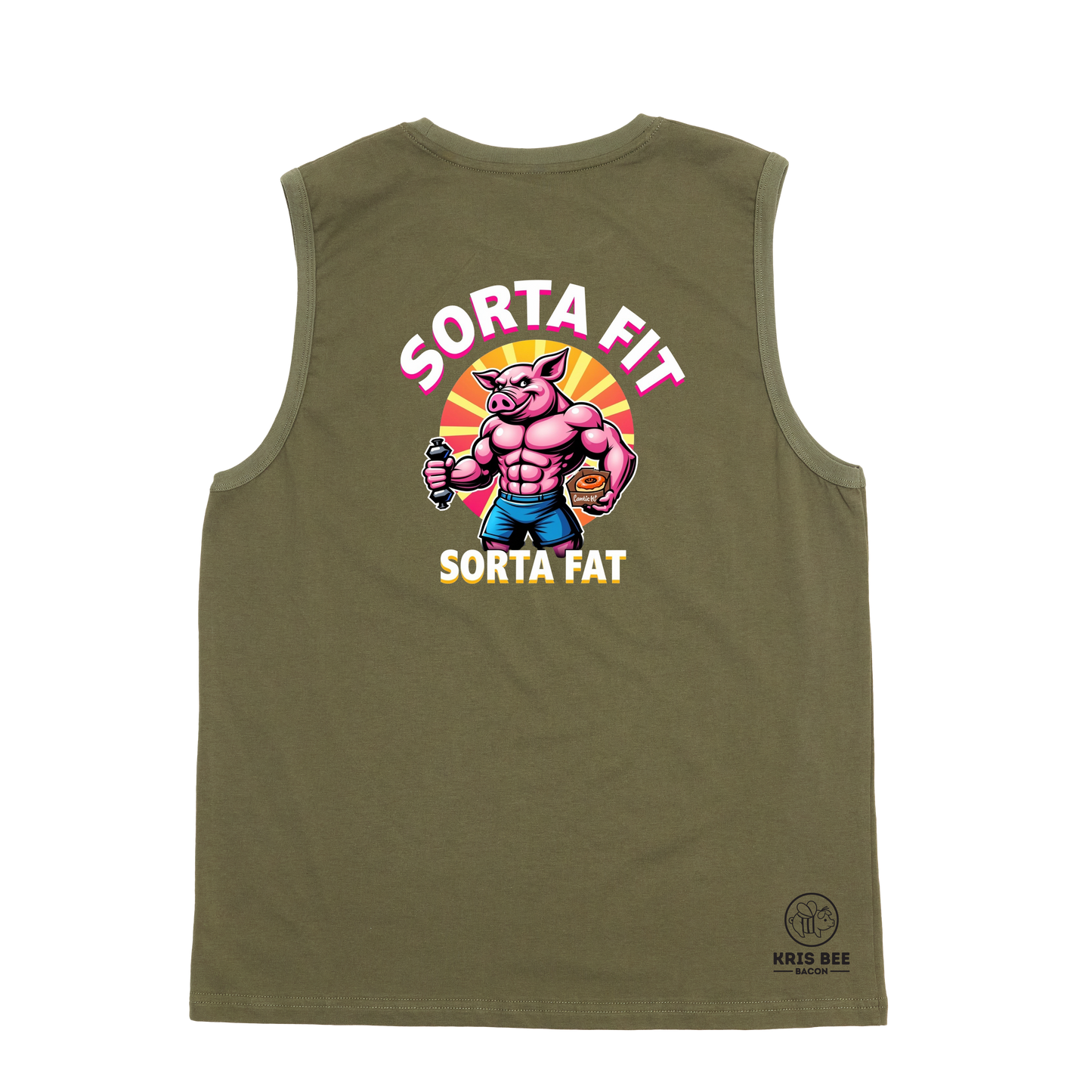 Sorta Fit Sorta Fat Donut Champ Tank