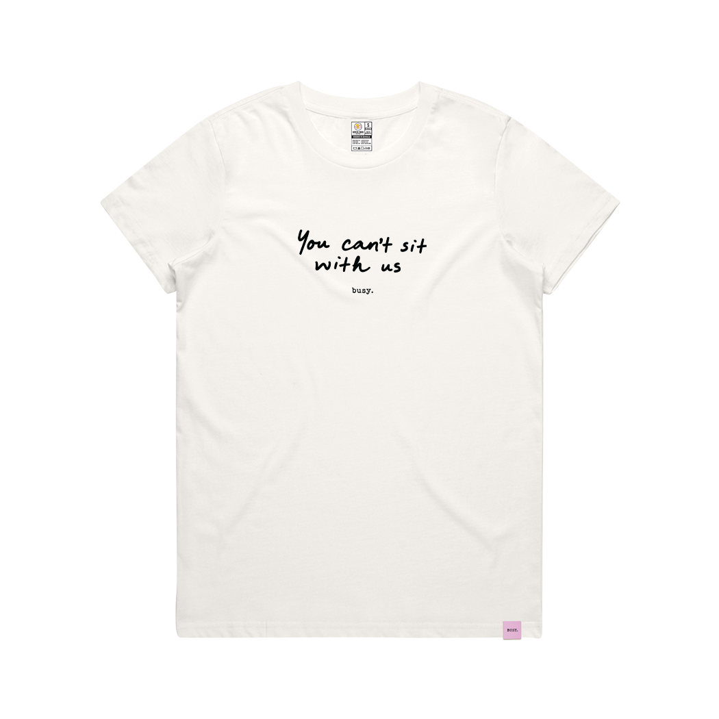 You can't sit with us Womens' Tee - Official Collab