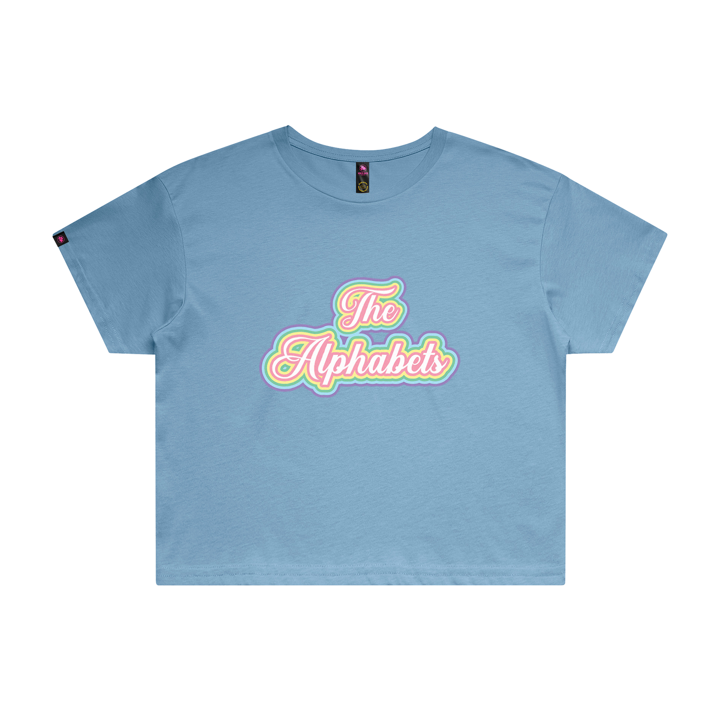 The Alphabets Crop Top