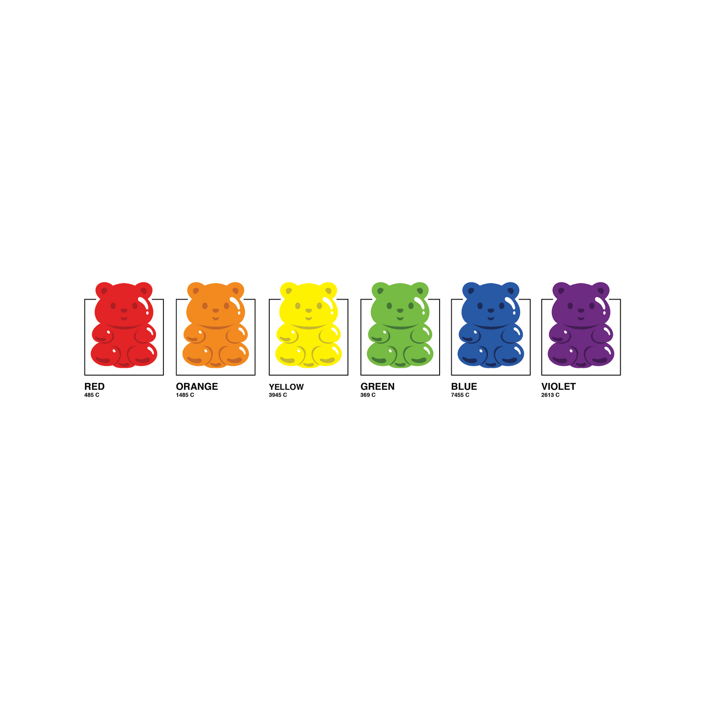 Gummy Bear Rainbow Chew T-Shirt