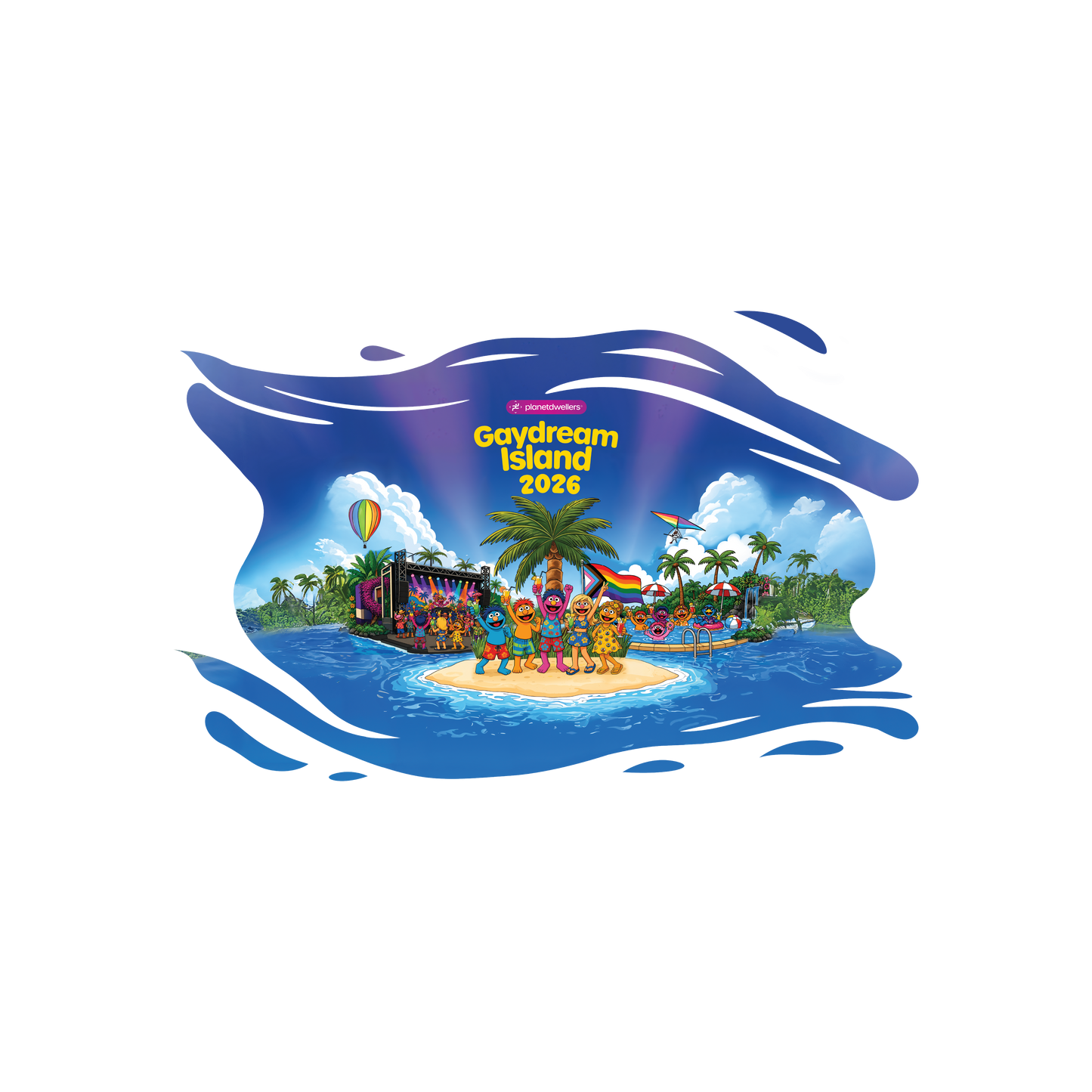Muppets Gaydream Island Tank