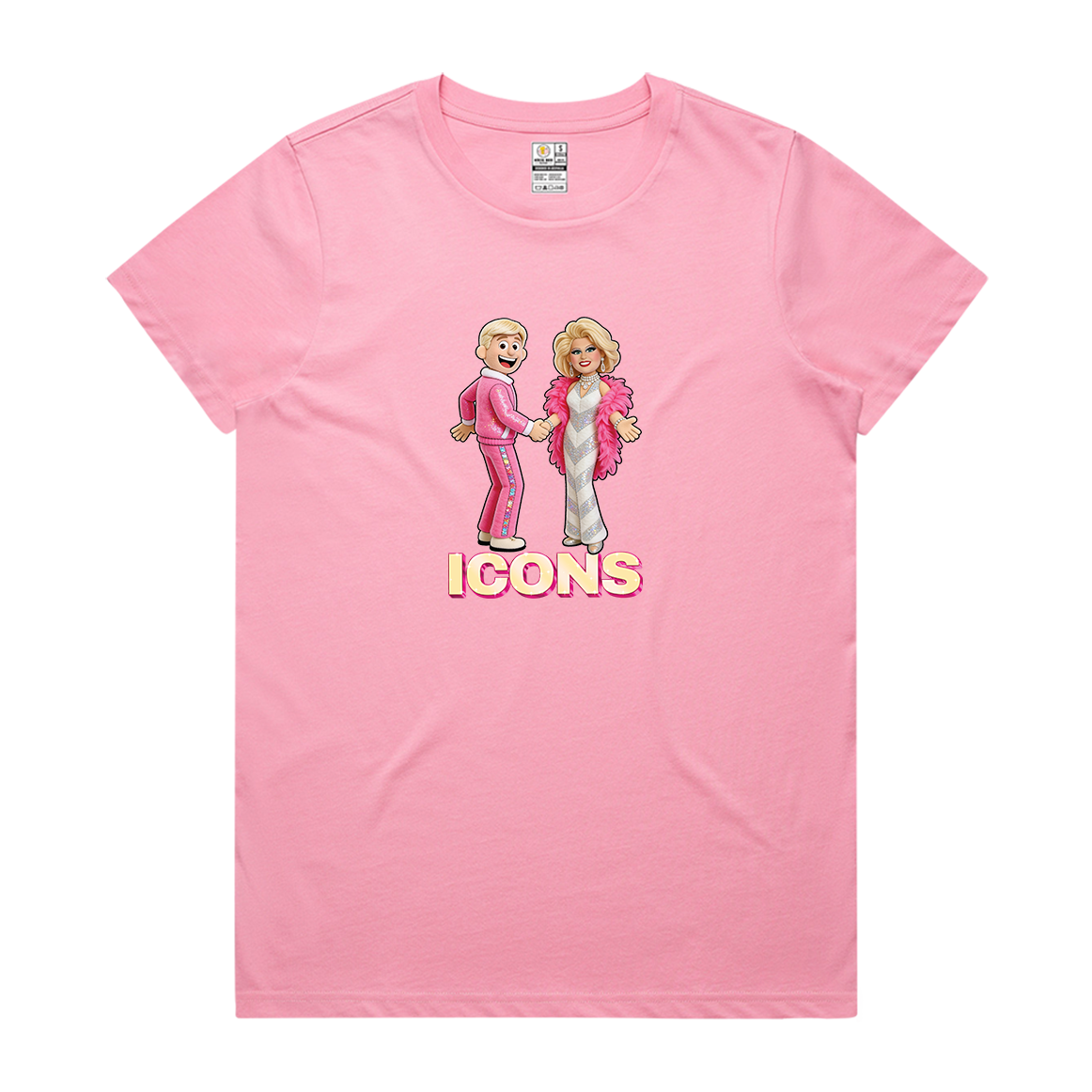 ICONS Carlotta and Bob Downe Women's Tee