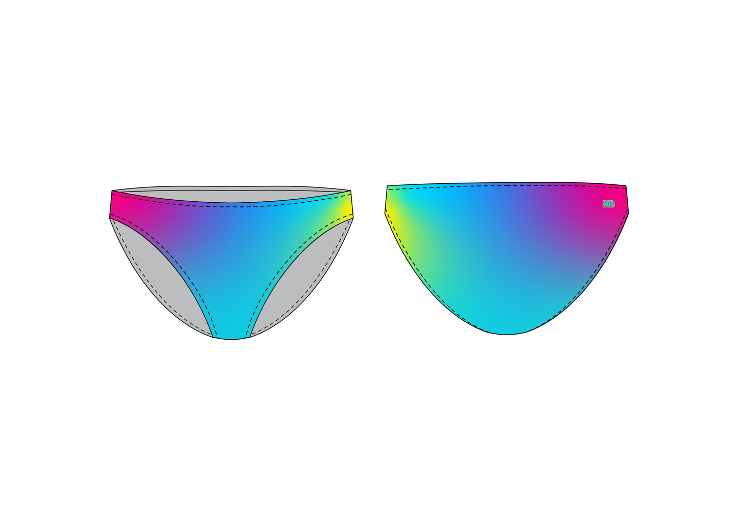 Bubblegum Lagoon - Colette Brief