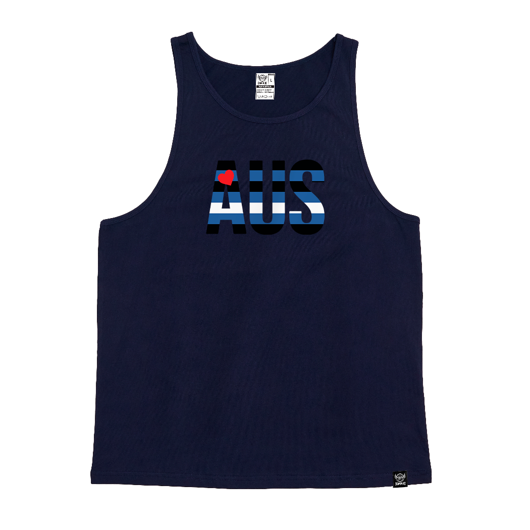 AUS Leather Pride Singlet