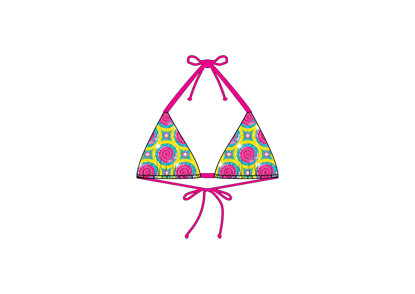 Disco Mozaic - Lanu Bikini Top