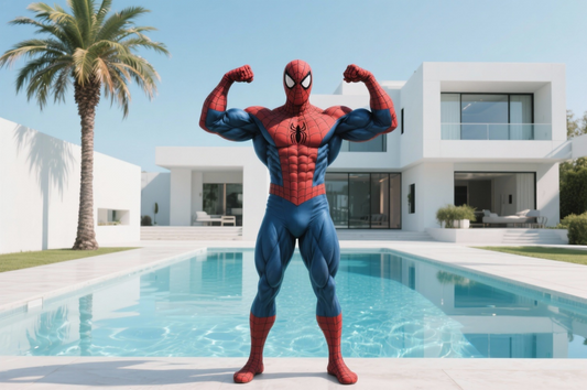 Spidey Flex Art Print