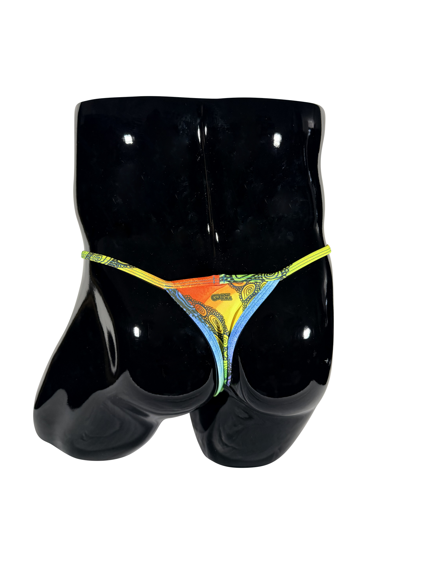KRISBEES G-Swim - Blak Bubul Bubbles of Love - Thong / G-String - Official Collab