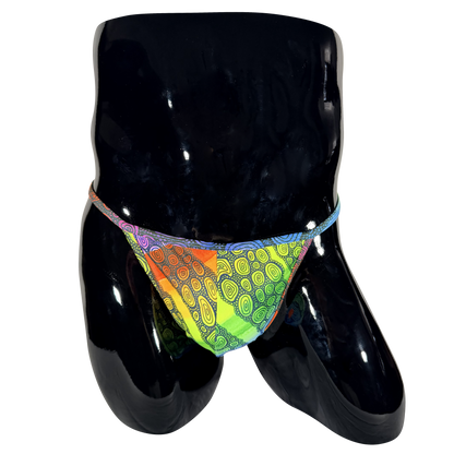 KRISBEES G-Swim - Blak Bubul Bubbles of Love - Thong / G-String - Official Collab