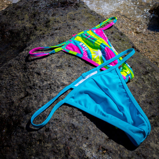 KRISBEES G-Swim - Lagoon Pop - Thong / G-String