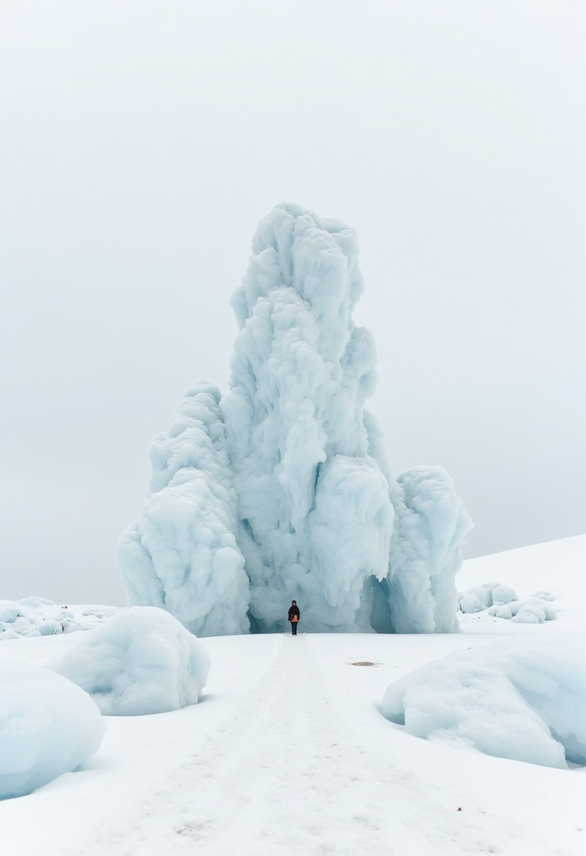 Ice haven Art Print