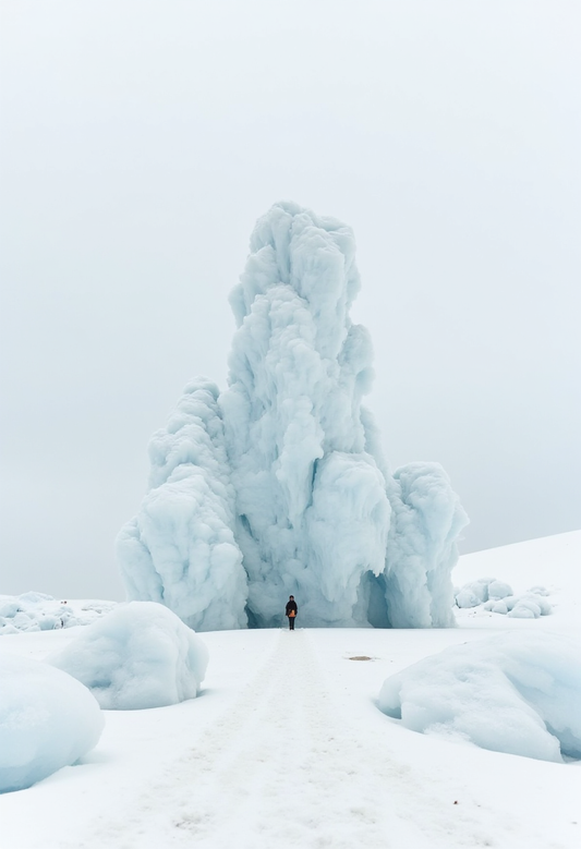 Ice haven Art Print