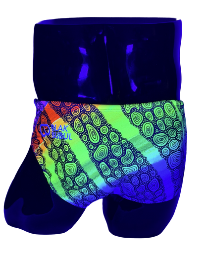 KRISBEES Swimwear - Blak Bubul Bubbles of Love - Official Collab