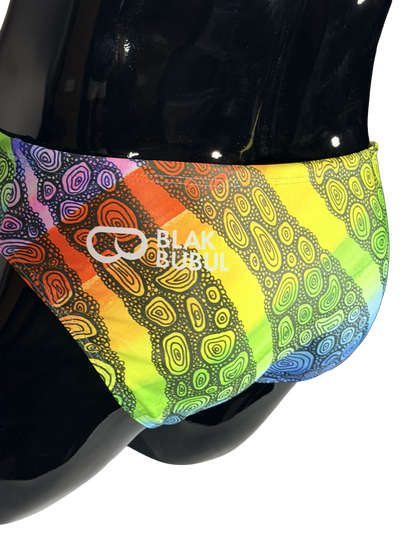 KRISBEES Swimwear - Blak Bubul Bubbles of Love - Official Collab