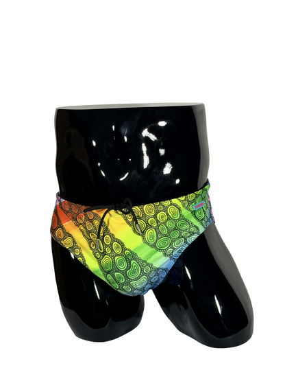 KRISBEES Swimwear - Blak Bubul Bubbles of Love - Official Collab