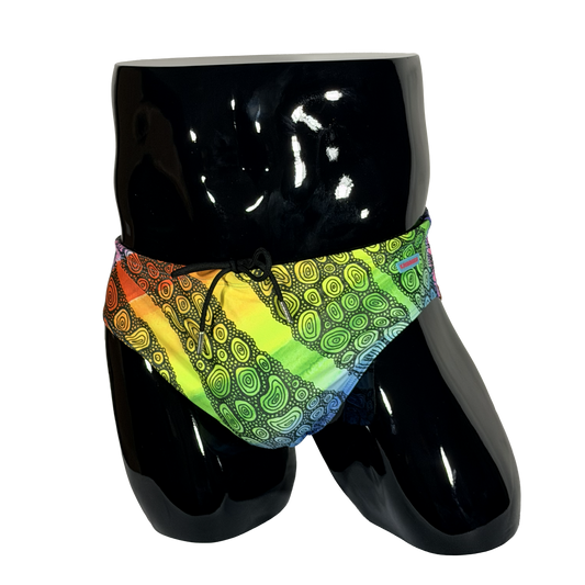 KRISBEES Swimwear - Blak Bubul Bubbles of Love - Official Collab