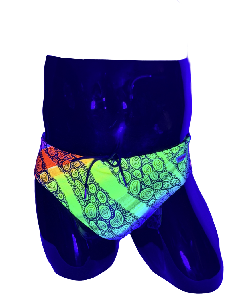 KRISBEES Swimwear - Blak Bubul Bubbles of Love - Official Collab
