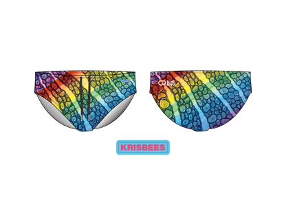 KRISBEES Swimwear - Blak Bubul Bubbles of Love - Official Collab