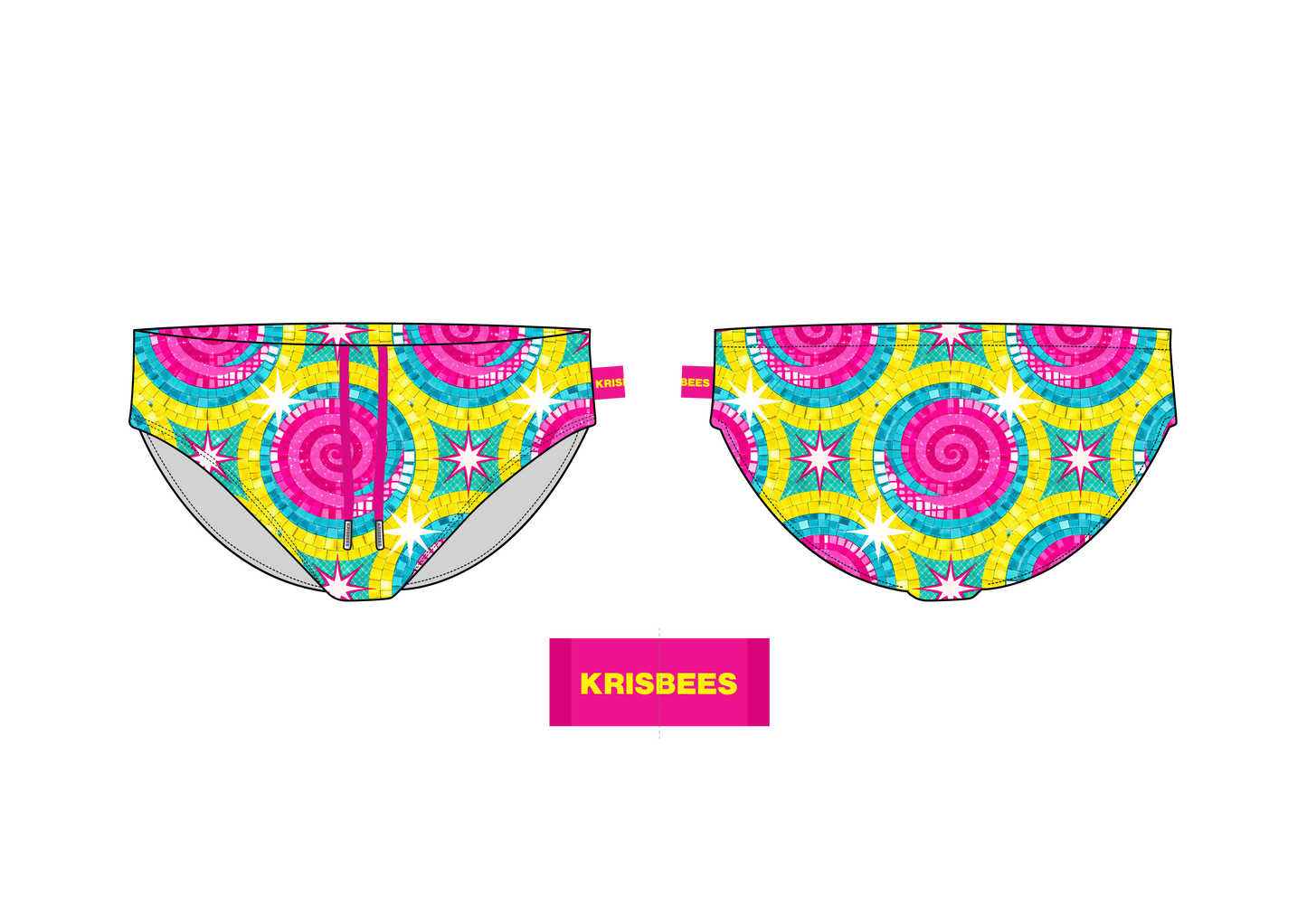 KRISBEES Swimwear - Disco Mozaic