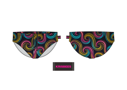 KRISBEES Swimwear - Electric Swirl