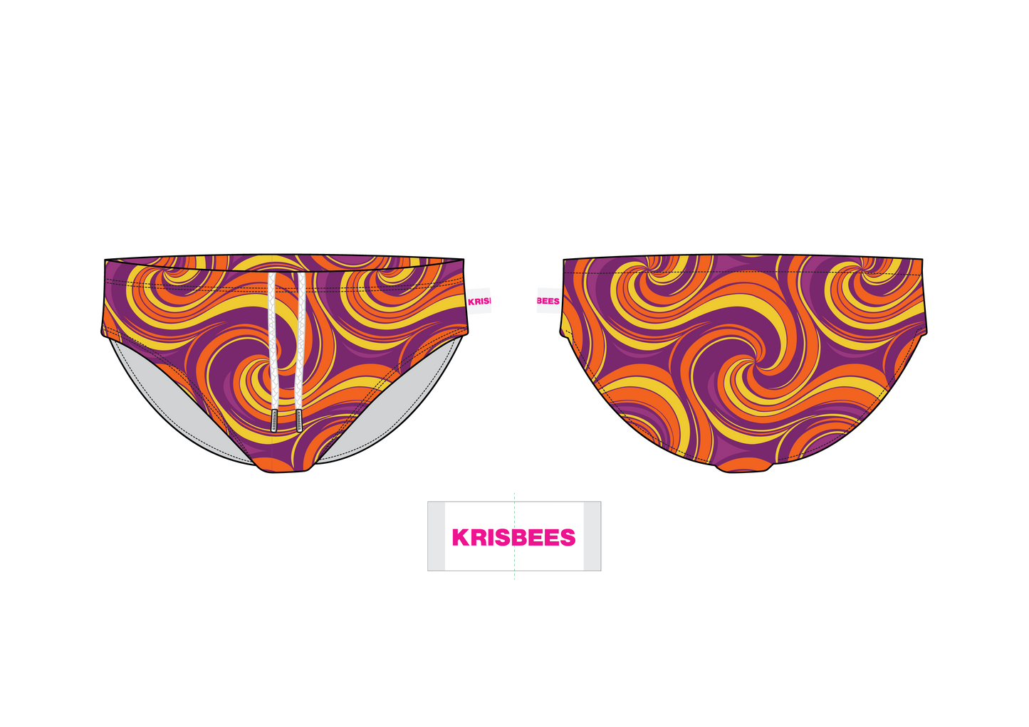 KRISBEES Swimwear - Solar Flare