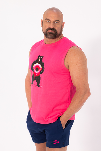 Sticky Donut Bear Hole Tank