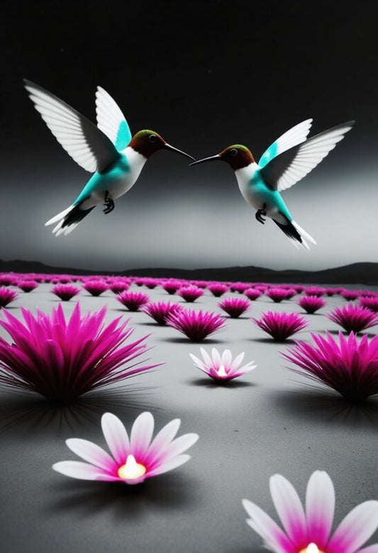 The Hummingbirds Art Print