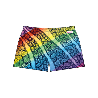 Goldilocks Bear Shorts - Blak Bubul Bubbles of Love - Official Collab