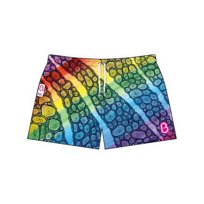 Goldilocks Bear Shorts - Blak Bubul Bubbles of Love - Official Collab