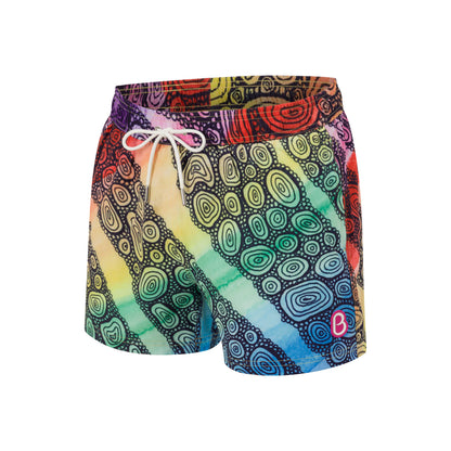 Goldilocks Bear Shorts - Blak Bubul Bubbles of Love - Official Collab