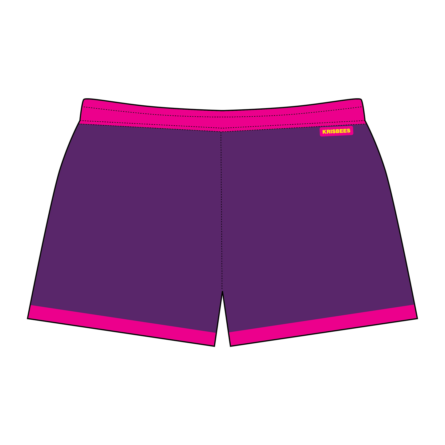 Goldilocks Bear Shorts - Blak Bubul Limited - Official Collab