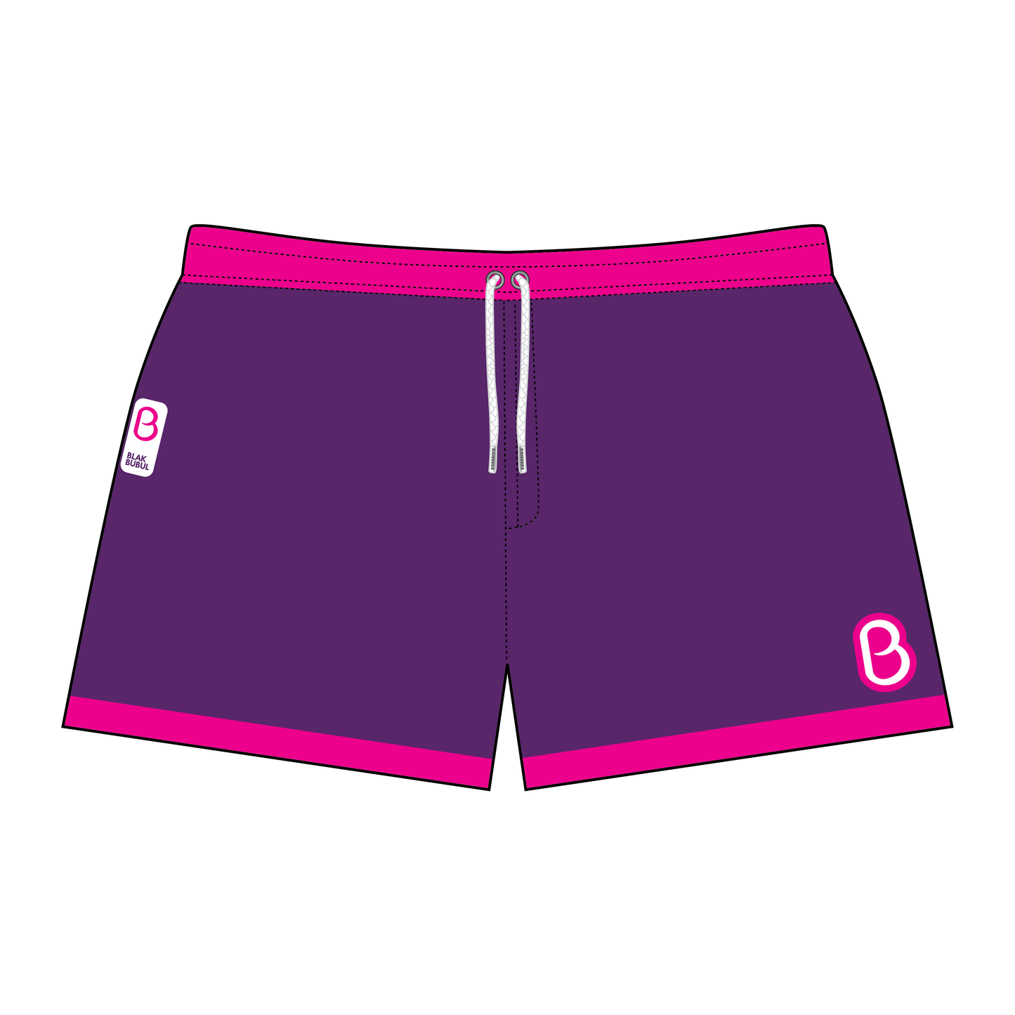 Goldilocks Bear Shorts - Blak Bubul Limited - Official Collab