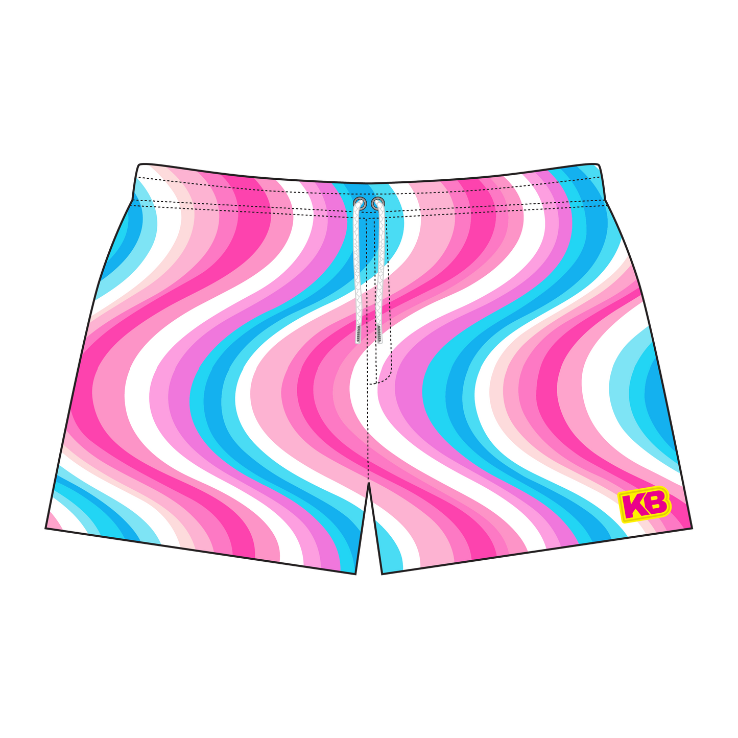Goldilocks Bear Shorts - Candy Current