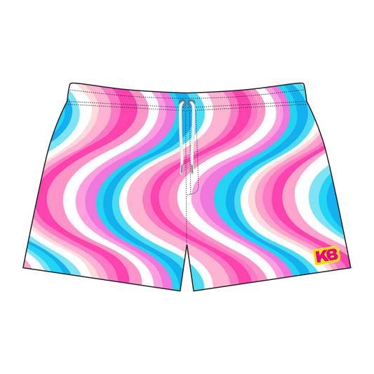 Goldilocks Bear Shorts - Candy Current