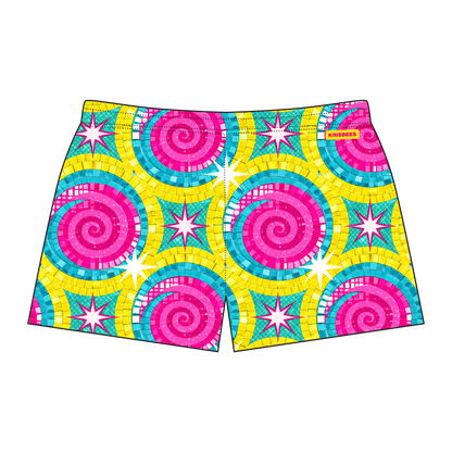 Goldilocks Bear Shorts - Disco Mozaic
