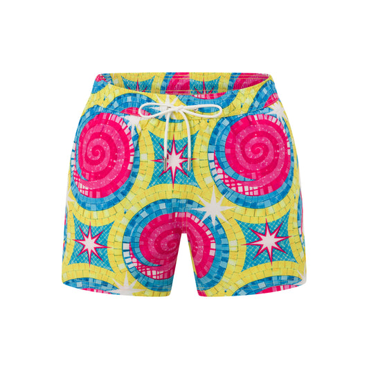 Goldilocks Bear Shorts - Disco Mozaic