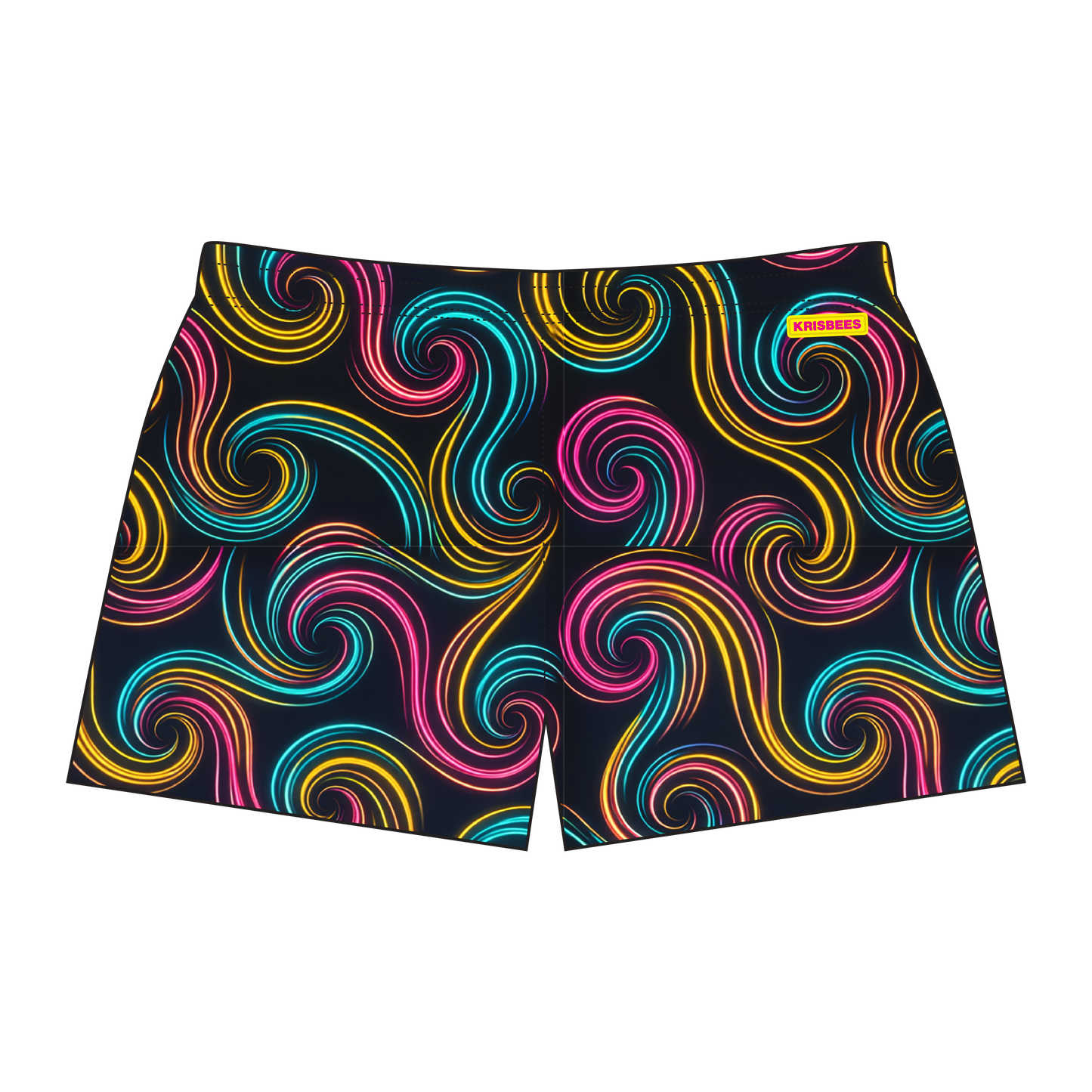 Goldilocks Bear Shorts - Electric Swirl