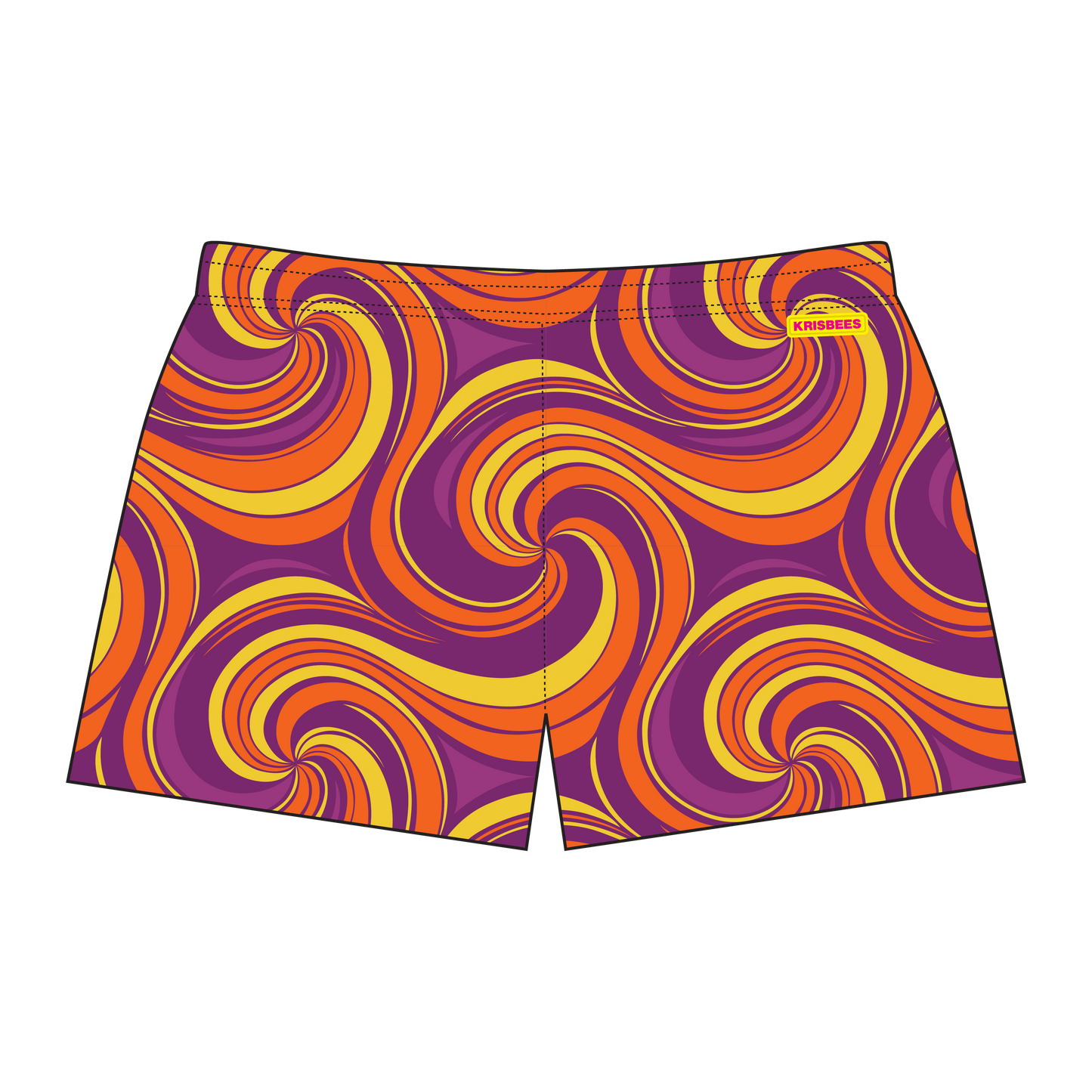 Goldilocks Bear Shorts - Solar Flare