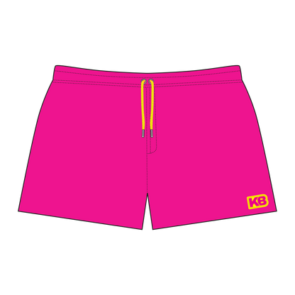 Goldilocks Bear Shorts - Bubblegum Splash