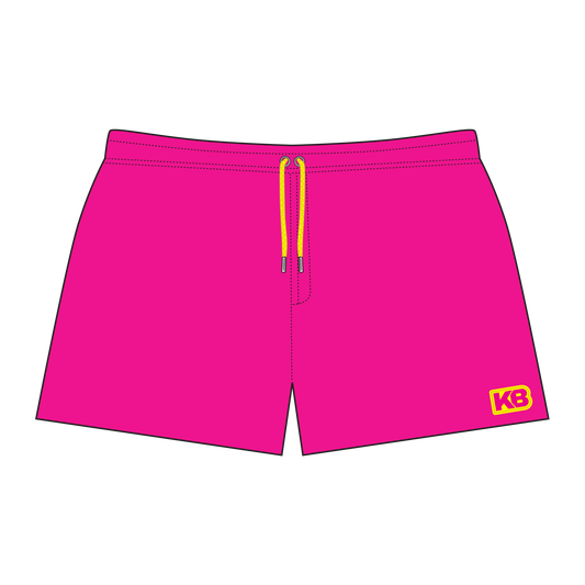 Goldilocks Bear Shorts - Bubblegum Splash